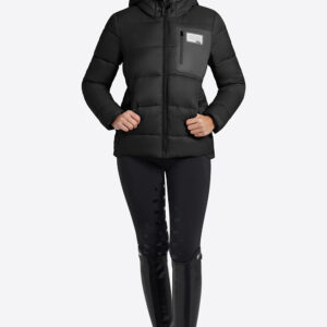 RG Nylon Quilted Hooded Puffer Jacket(Women)